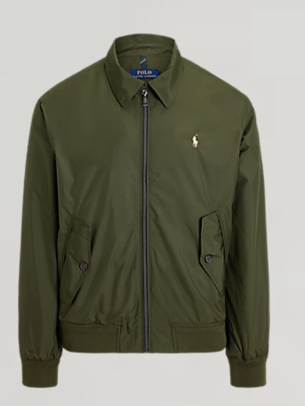 Polo Ralph Lauren Men’s Packable Water-Repellent Jacket Sz Medium Olive NWT